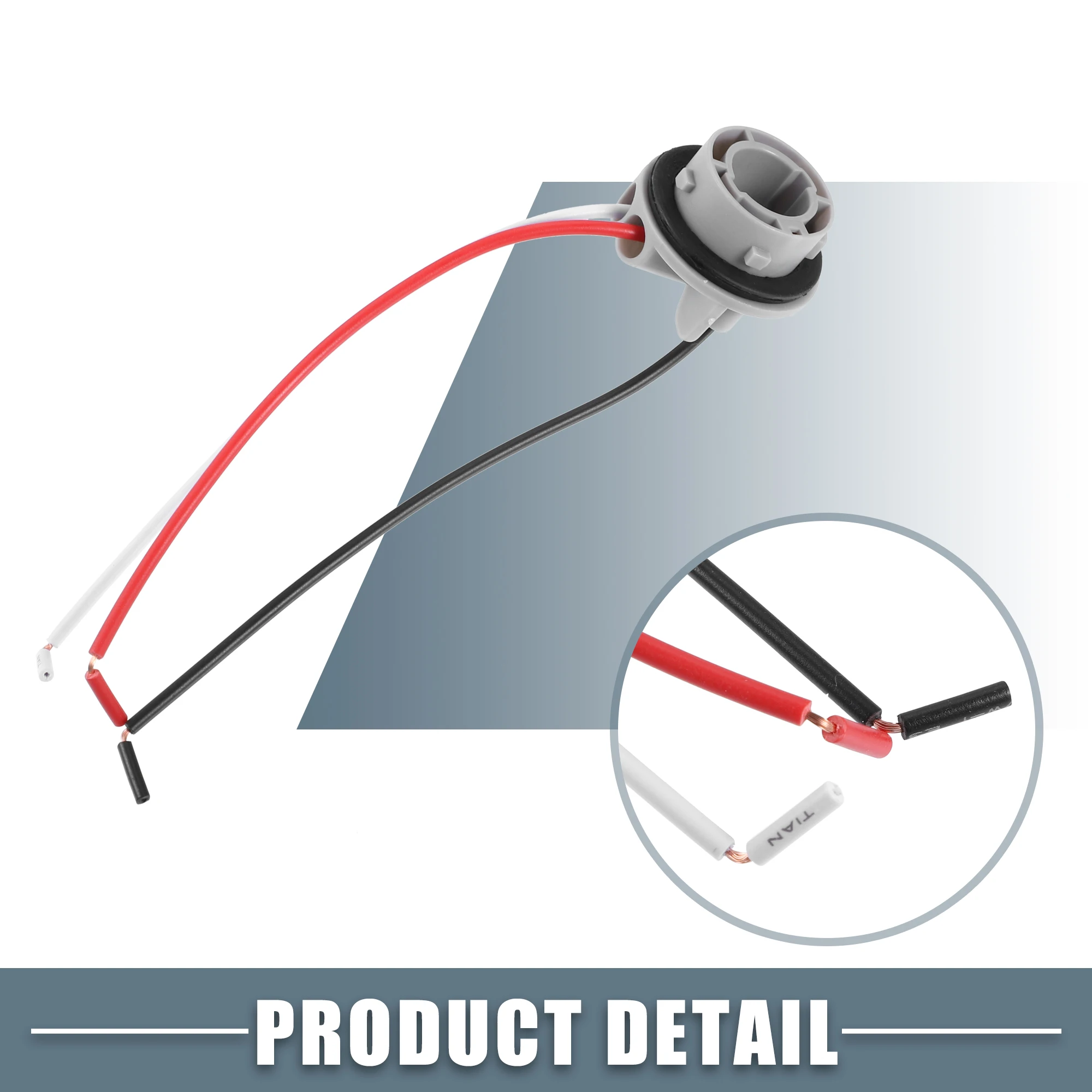 UXCELL 1157 7528 BAY15D Wiring Harness Sockets for Turn Signal Brake Tail Light Cable Harness Connector Adapter 2/4/6pcs