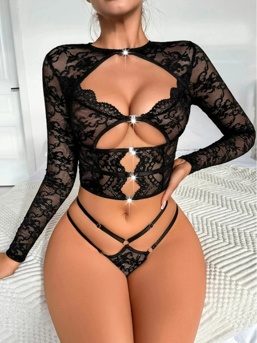 

Сексуальное женское белье для женщин, сплошной цвет, кружево, перспектива, ночной клуб, бар, подтяжки, сексуальное женское белье, комплект с бюстгальтером, нижнее белье