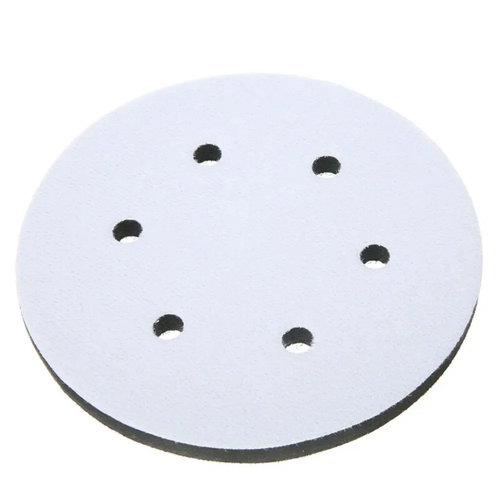 2 PCS 6 Inch 150mm 6 Holes Soft Sponge Interface Pad Sanding Disc Buffer SpongeInterface Cushion Pad For Power Tool Accessories