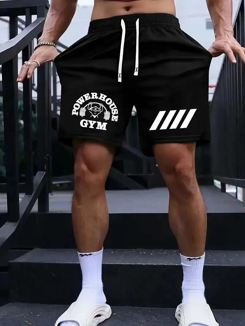 

2026 Summer New Style Men's Shorts with 3D Letter Pattern Print Street Casual Fashion Comfortable Breathable Lightweight