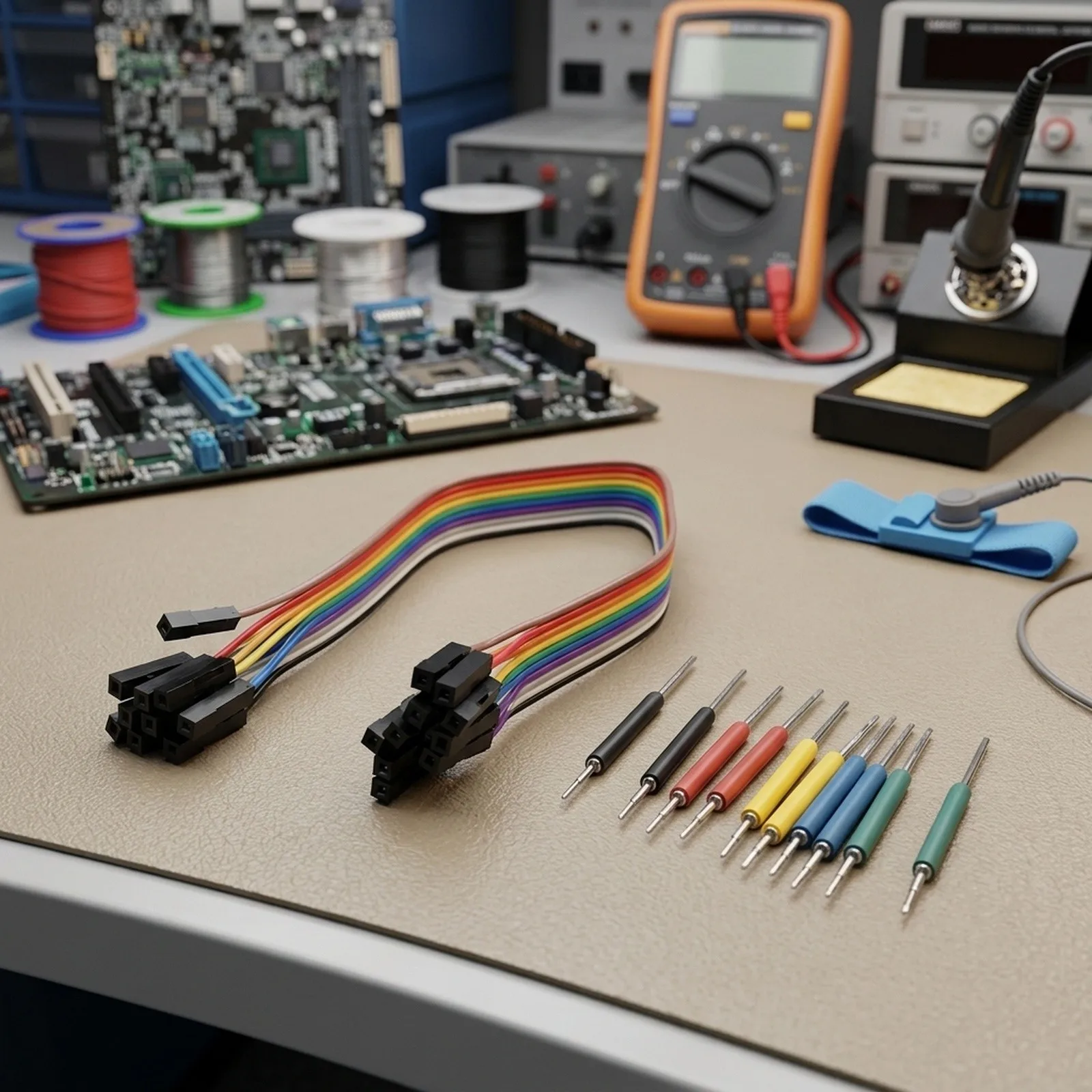 Hook Connector Logic Analyzer Hook Electronics Testing Black Convenient Diagnostics Test Clip Hardened Steel Hooks