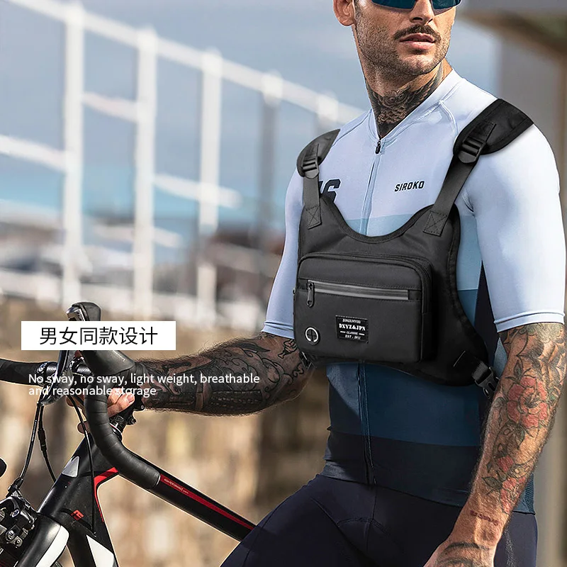 Hip Hop Streetwear Unisex Chest Bags 2022 New Tide Brand Design Tactical Vest Bag High Quality Nylon Multifunction Chest Rig Bag