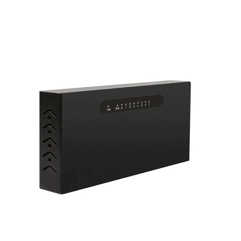 Diewu 8 Ports SPOE Network Switch Metal case POE for CCTV Camera