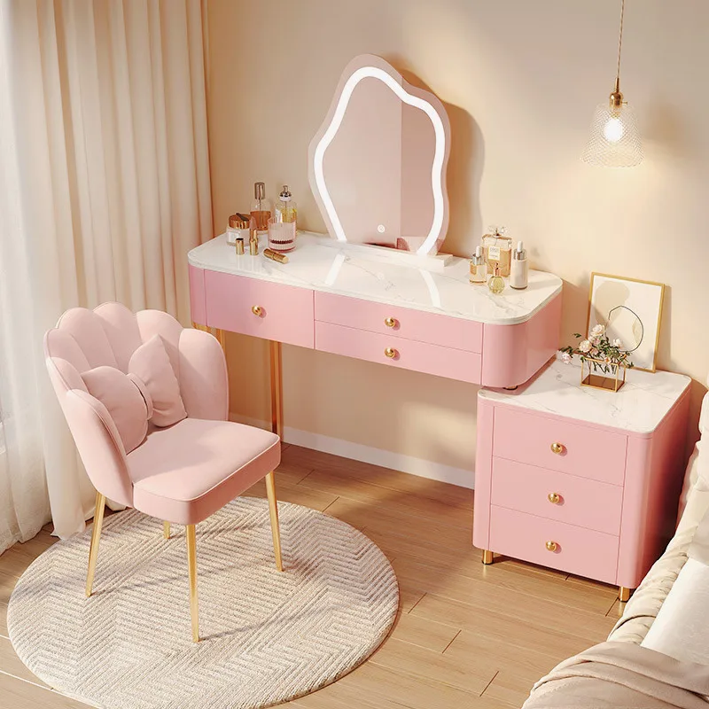 

Multifunctional Display Dressing Table Kids Girl Mirror Drawers Dressing Table Bedroom Chairs MakeUp Tafel House Accessories