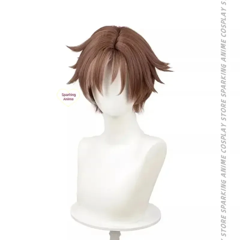 

Game Wuthering Waves New Character XIANGLI YAO Cosplay Wig Game Men Boys Male Brown Wig Xiangli Yao Short Hair Wig+ Free Wig Cap