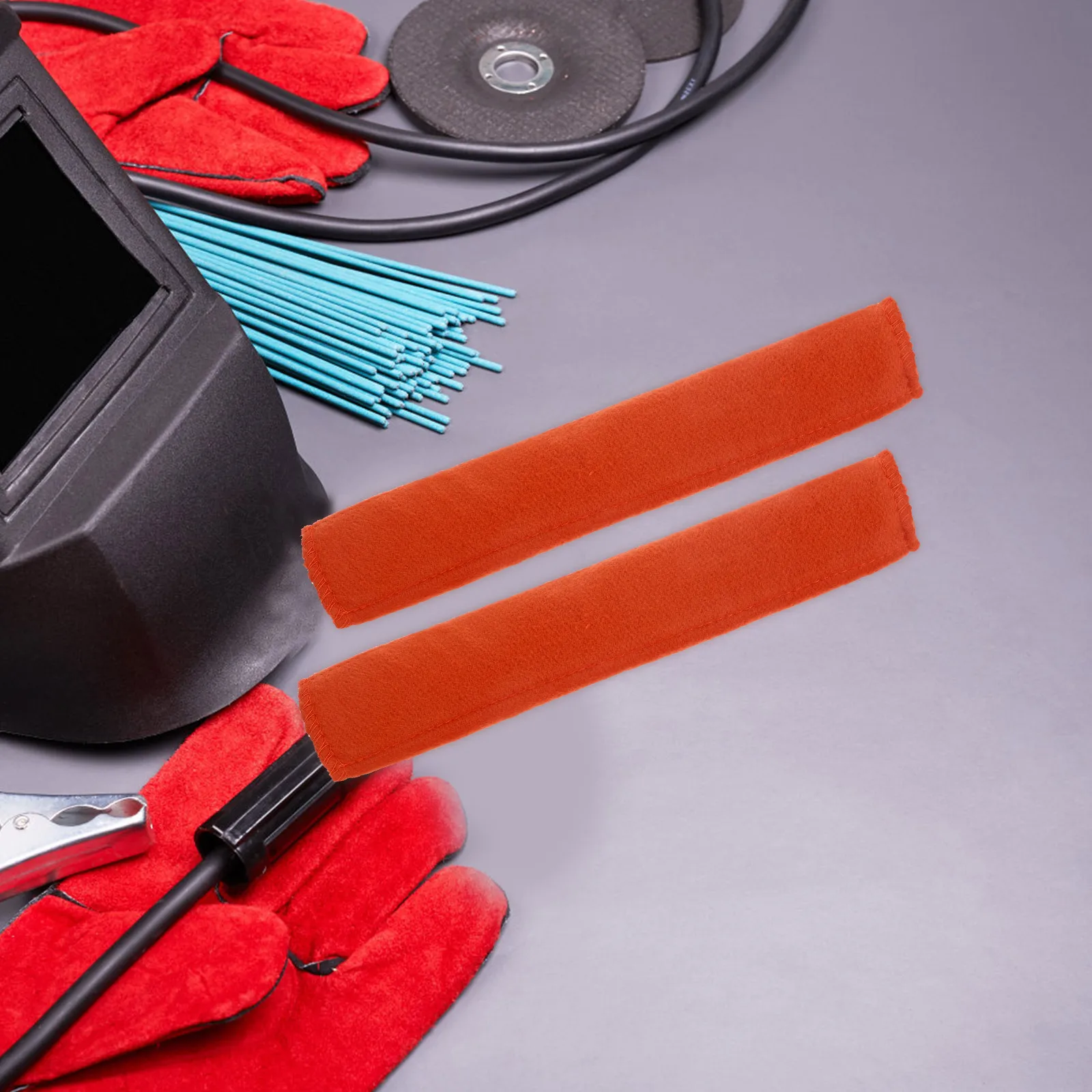 

4Pcs Flame Retardant Safety Liner Breathable Cushion Pad Welding Hard Hat Insert Sweat Absorbing Band Extra Comfort