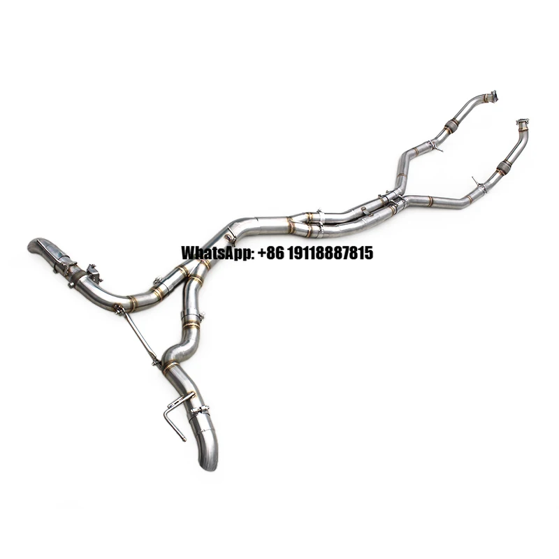 

YK Catback Exhaust for Audi SQ5 8Y 3.0T 2018+ Stainless Steel Straight Sport Car Original Valve Exhaust System