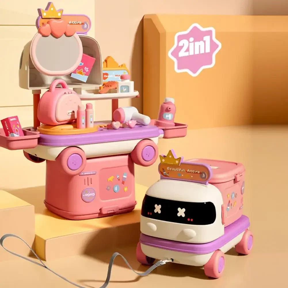 キッズごっこ遊びセット キッチンアクセサリー ドクター ナース 医学 ロールプレイング メイクアップセット 子供 3歳以上 男の子と女の子 キッズギフト