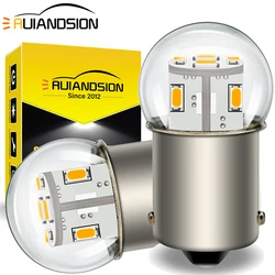 Ruiandsio 2x P21W 1156 BA15S BA15D lampadine LED 6V 12V 24V 48V 1157 BAY15D P21/5W indicatore di direzione 3014SMD lampade freno di retromarcia