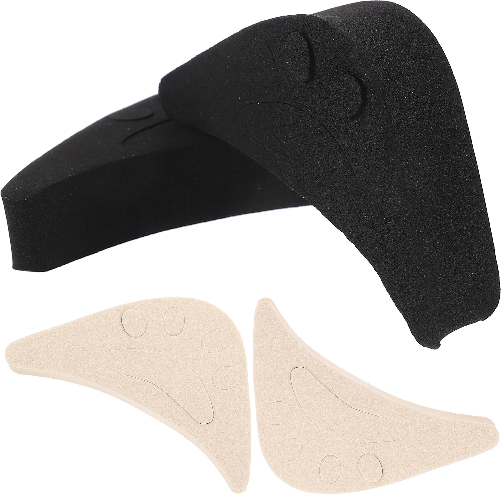 

4pcs Forefoot Pad High Heel Insole Adjustable Toe Plug Elastic Cushion For Ball Of Foot Pain Relief High Heeled Shoe Tip Pad