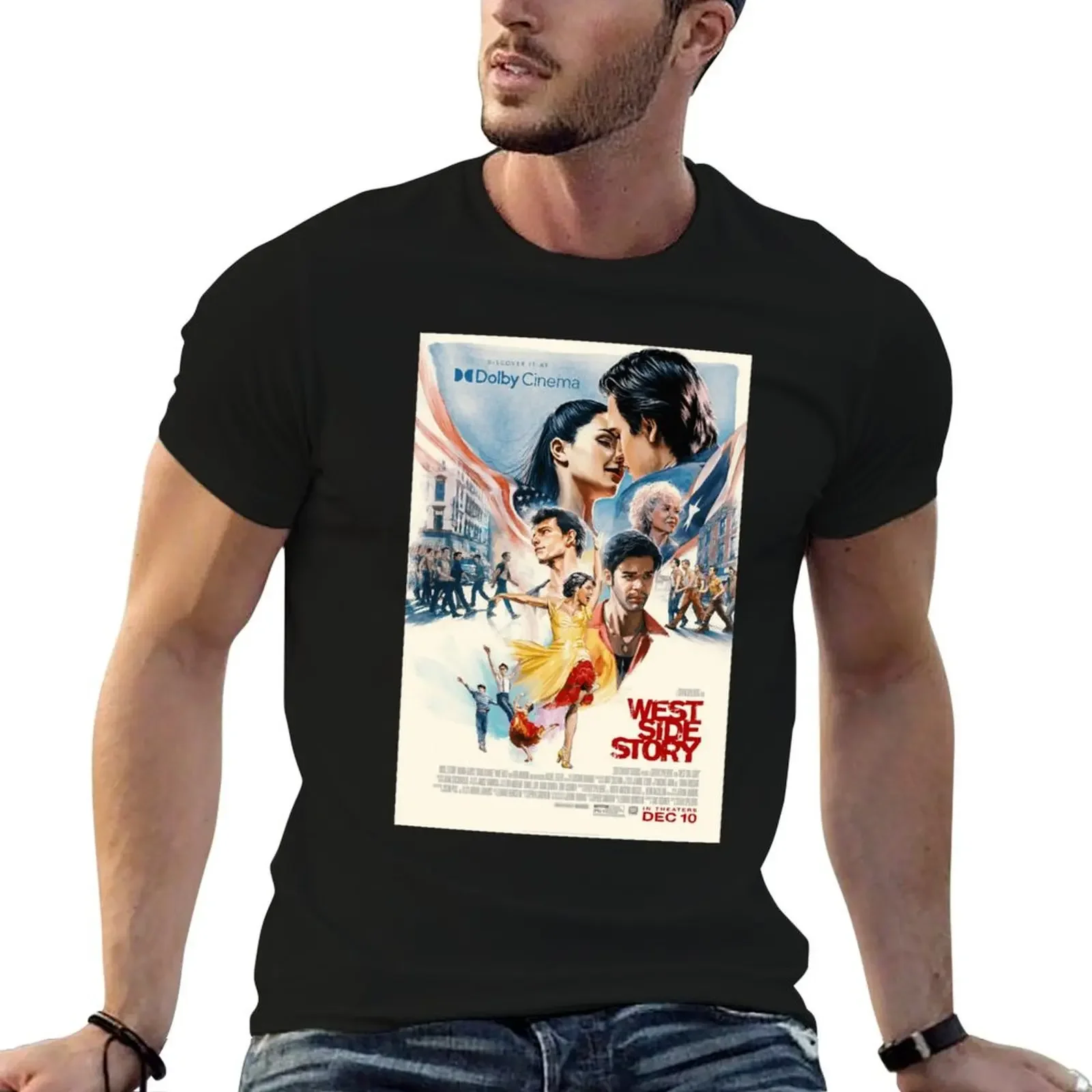 

West Side Story T-Shirt graphic t shirts korean fashion shirts graphic Men's cotton t-shirt