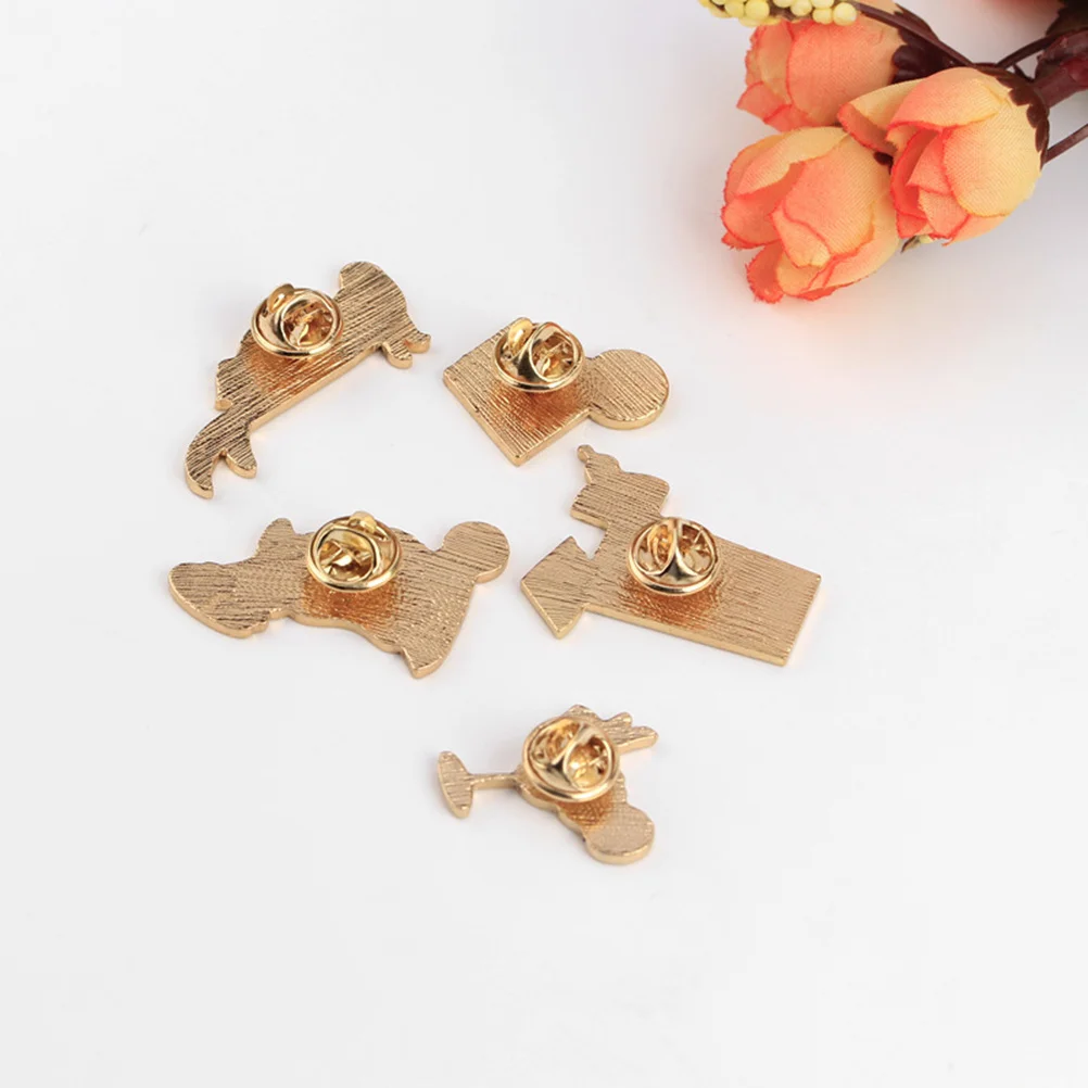 10 قطعة عصير الليمون يقطر بروش شاطئ حفلة الكرتون سبيكة الإبداعية شيك دبابيس فستان اكسسوارات الببغاء كوكتيل موضوع دبوس