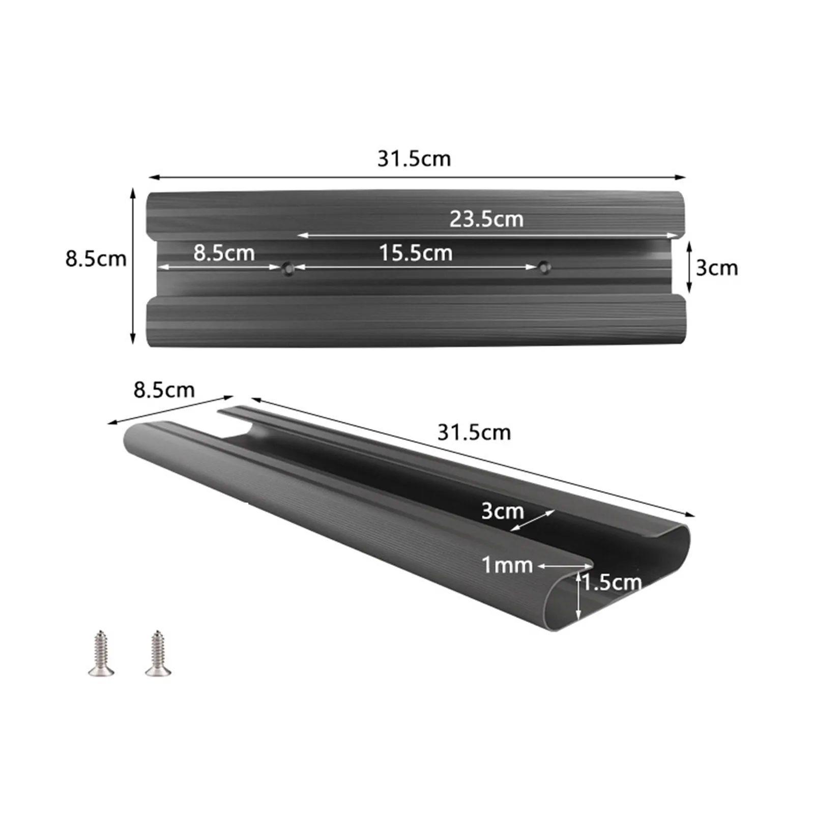 لحاملي الرف المنزلية رف زجاجي للنبيذ يحرر مساحة تحسين المنزل خزانة سبائك الألومنيوم رف زجاجي للنبيذ الأحمر #3