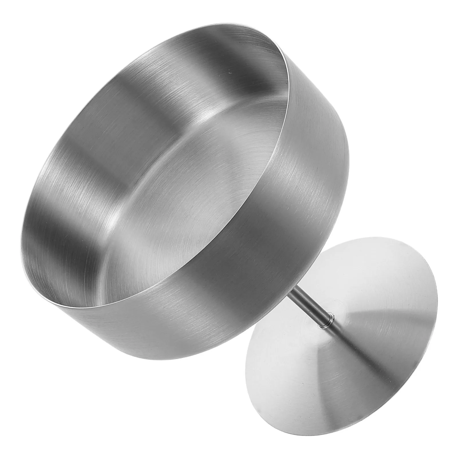 Stainless Steel Footed Dessert Cup 400Ml Mini Ice Cream Bowl Metal Pudding Cup for Party Dining Casual Formal Serving Dishware