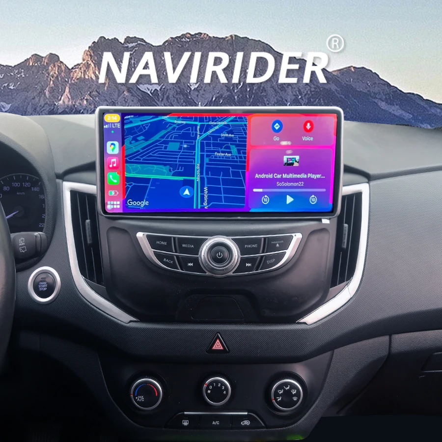 NaviRider 10.25inch Android 13 Car Play Bluetooth Speaker For Hyundai Creta 2017 2018 IX25 Touch Screen Multimedia Video Navig