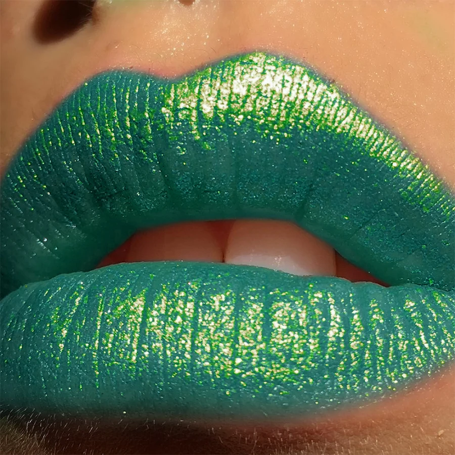 3 Farben Rauchgrüner Lippenstift-Stift Wasserfest Perlmutt-Metallic-Glitzer für Augen- oder Lippen-Make-up Werkzeug Geschenke Kosmetik – Detail 4