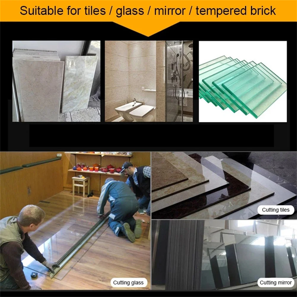 Cutting Thickness 6-12mm Glass Cutter Glass Cutter Easy To Operate For Householdcutting Work Handle Material Wood