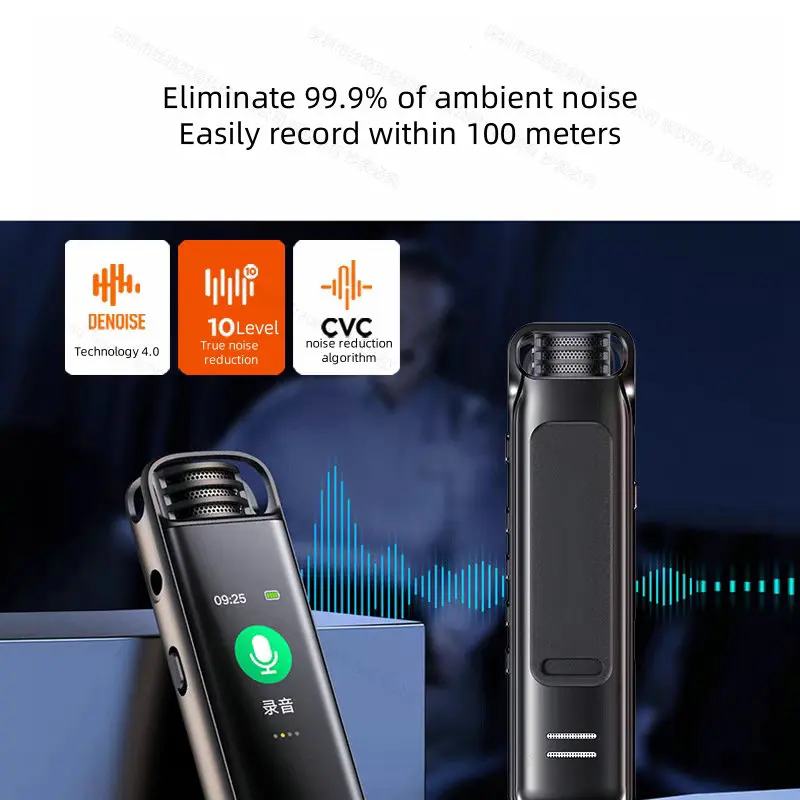 GL-88 Long Time Endurance HD Denoise Clip Digital Voice Audio Recorder Learning Business Meeting Interview Wedding Dictaphone