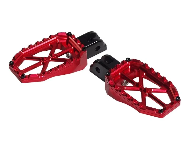 Aluminum Motorcycle Passenger Foot Rest Pedals Treadle Pegs HD Softail Motorcycle Footrest for Rider and Passenger