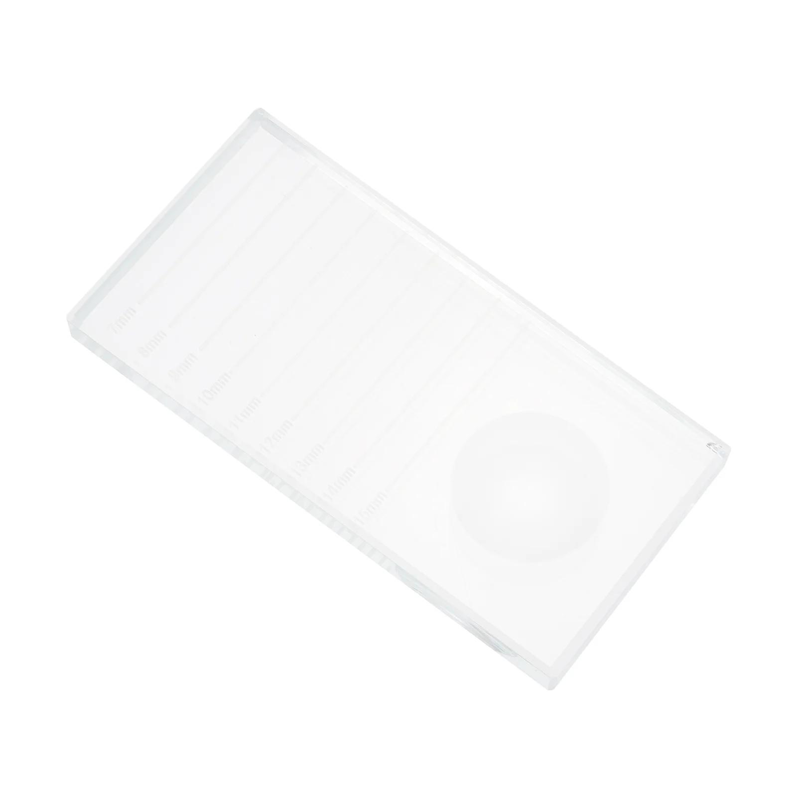 

1pc Eyelash Grafting Platform Glass Reusable For Eyelash Extension Tool 2-In-1 Grafting Pad Beauty Supply Cosmetics Tool