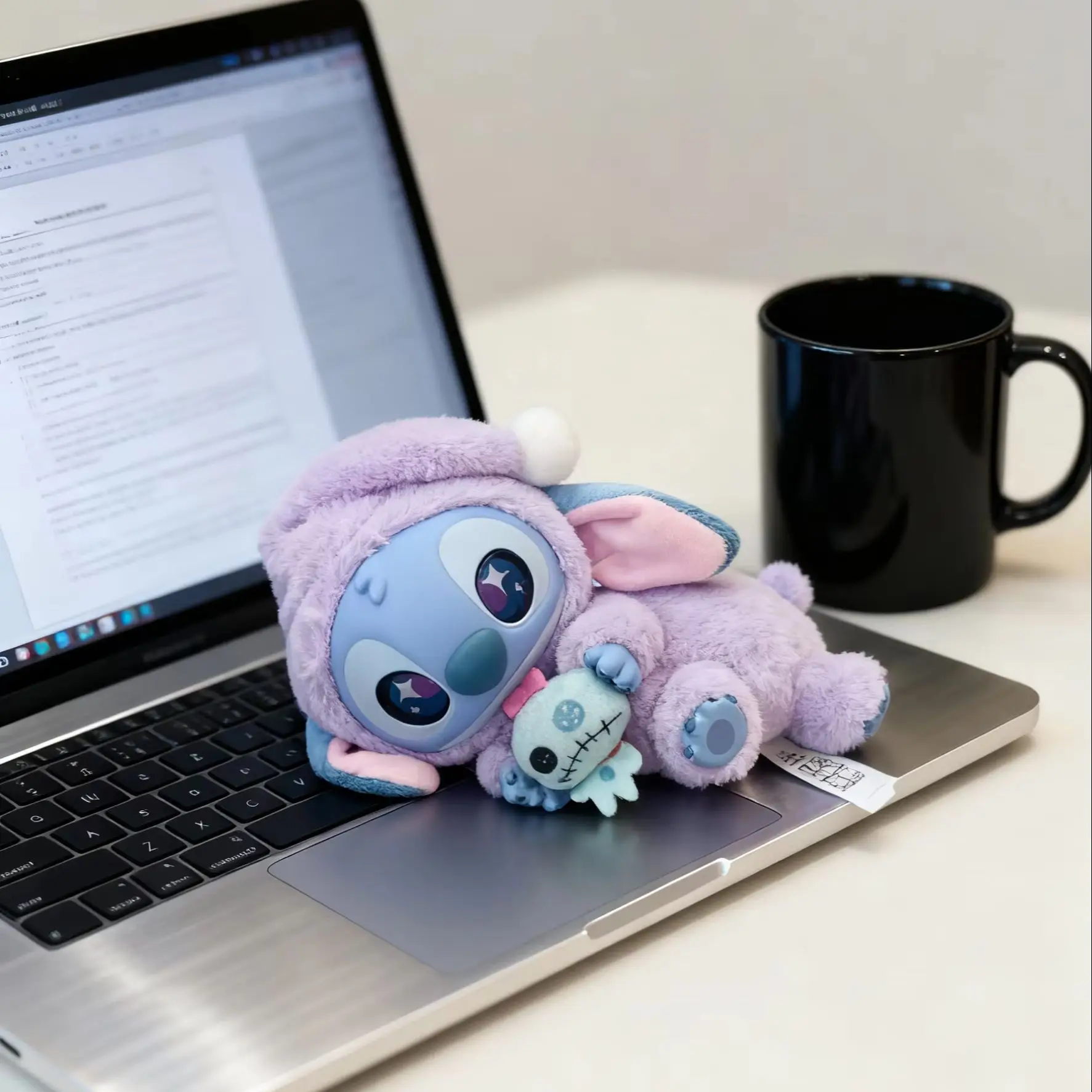 

Disney Stitch Mystery Box Eat Some Thing Before Sleep Series Виниловый кулон Kawaii Doll Blind Box Пушистый подарок-сюрприз Милый