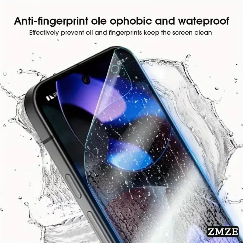 5 PCS Hydrogel Film for Realme GT 5 6 7 8 Pro Master 16 15 14 13 12 11 Pro PLUS High Definition Water-Resistant Protector Flim