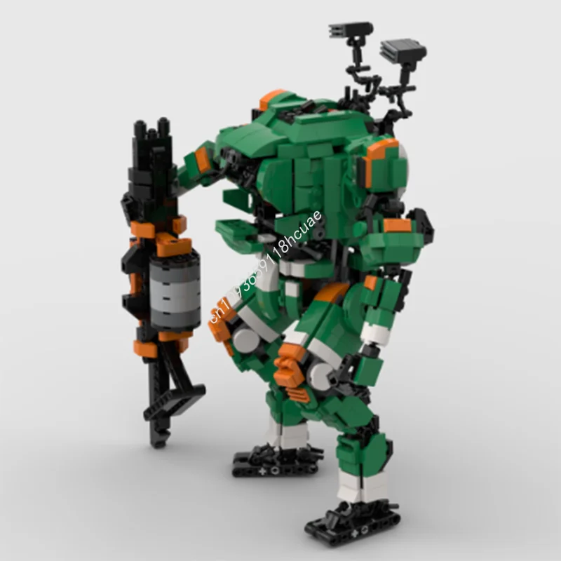 1071 Uds. Juego de ciencia ficción MOC BT-7274 de titanfallsr2 arquitectura modelo de bloques de construcción regalos del Festival