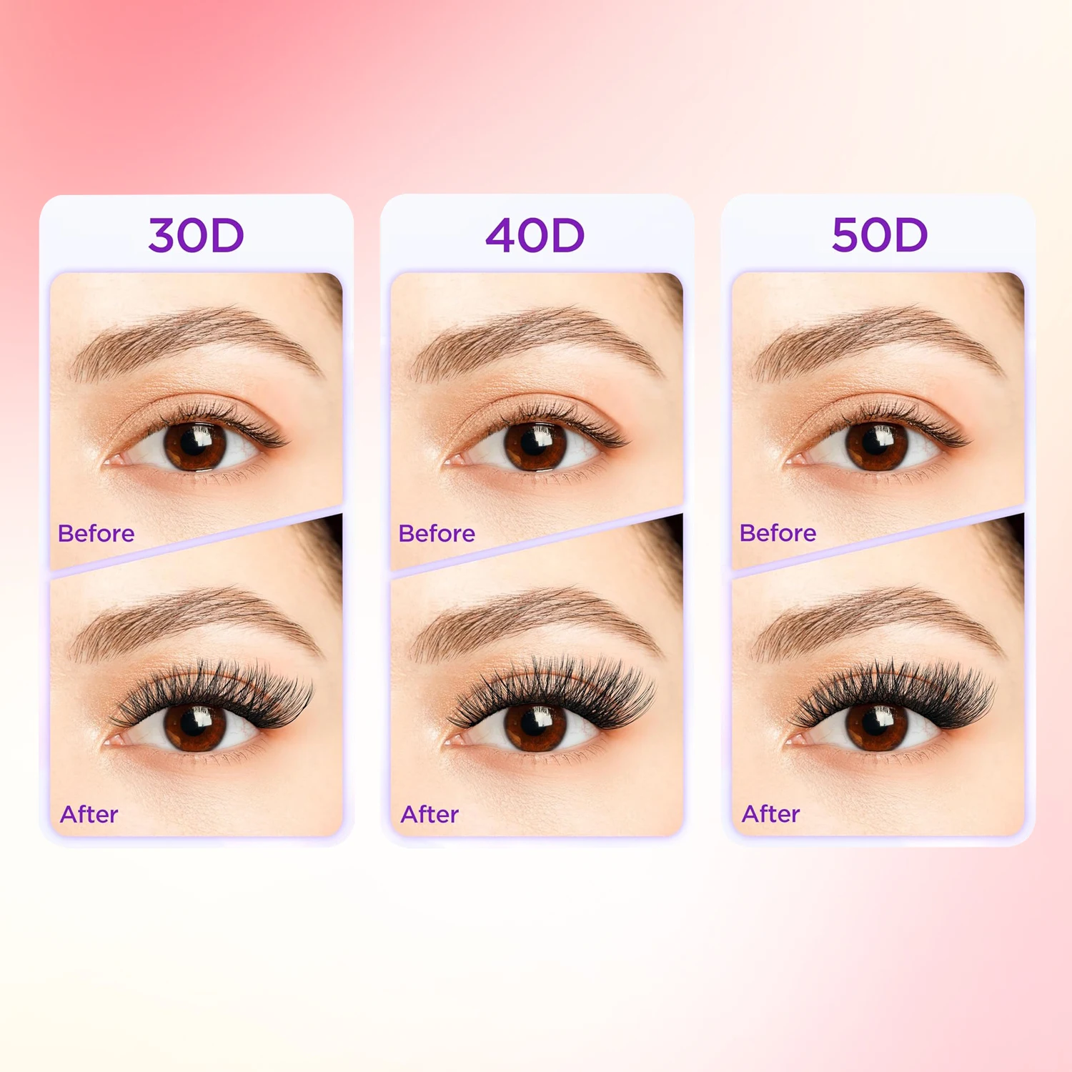 Natural Eyelash Extension Kit 640 Pieces Cluster Lashes Set 9-16mm Wispy Eyelash Extensions Individual Eyelash Extensions with Adhesive Sealant and Eyelash Extension Tweezers Home DIY Tools