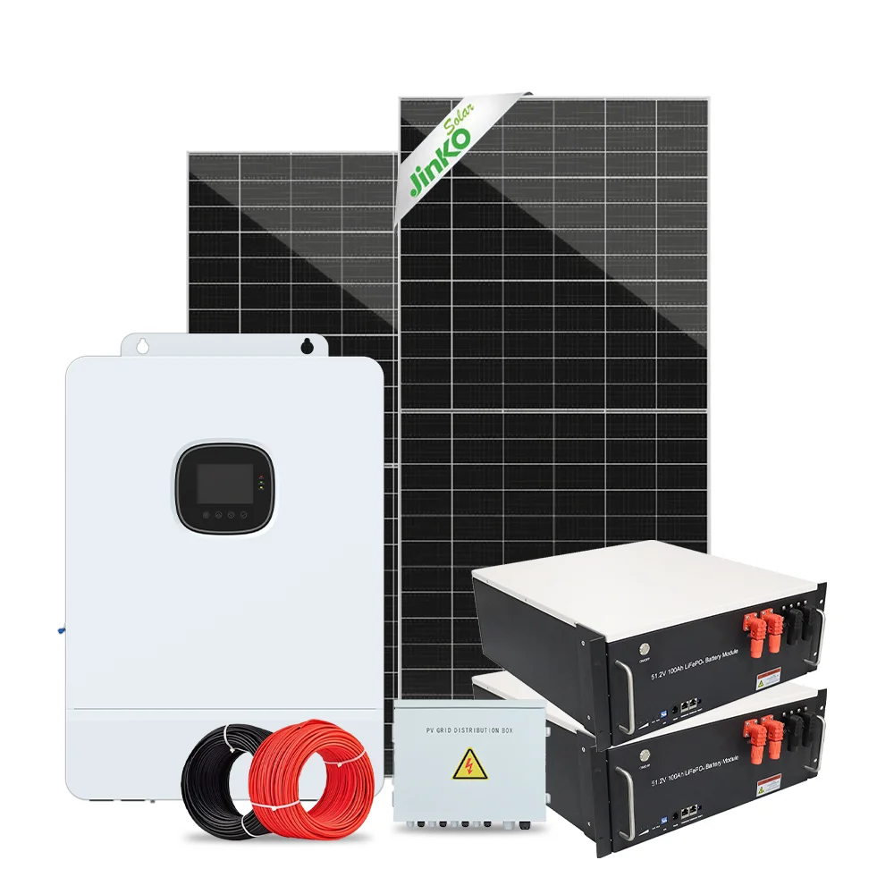 10KW Complete Off-Grid Hybrid Solar Panel Kit All-in-One Household Photovoltaic Power Generation System