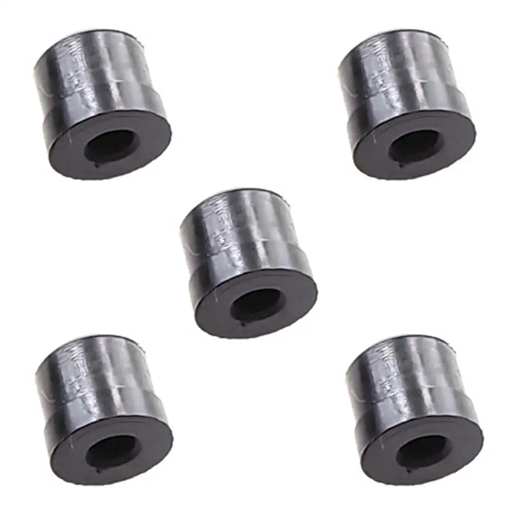 

5 Pcs Trombone Water Release Key Set Soft Cushion Valve Accessories Black Slide Rubber Feet End Covers Brass Instruments