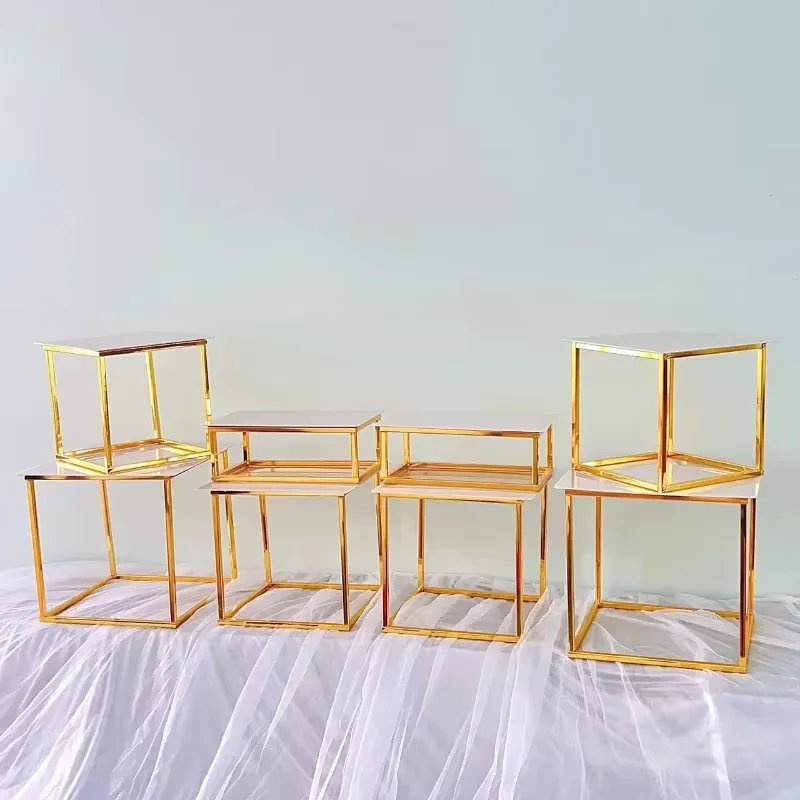 

8 Stand 8 Tray Dessert Table Display Shelf Cake Cupcake Trays Fruits Food Pastry Plates Buffet Afternoon Tea Candy Stand Decor