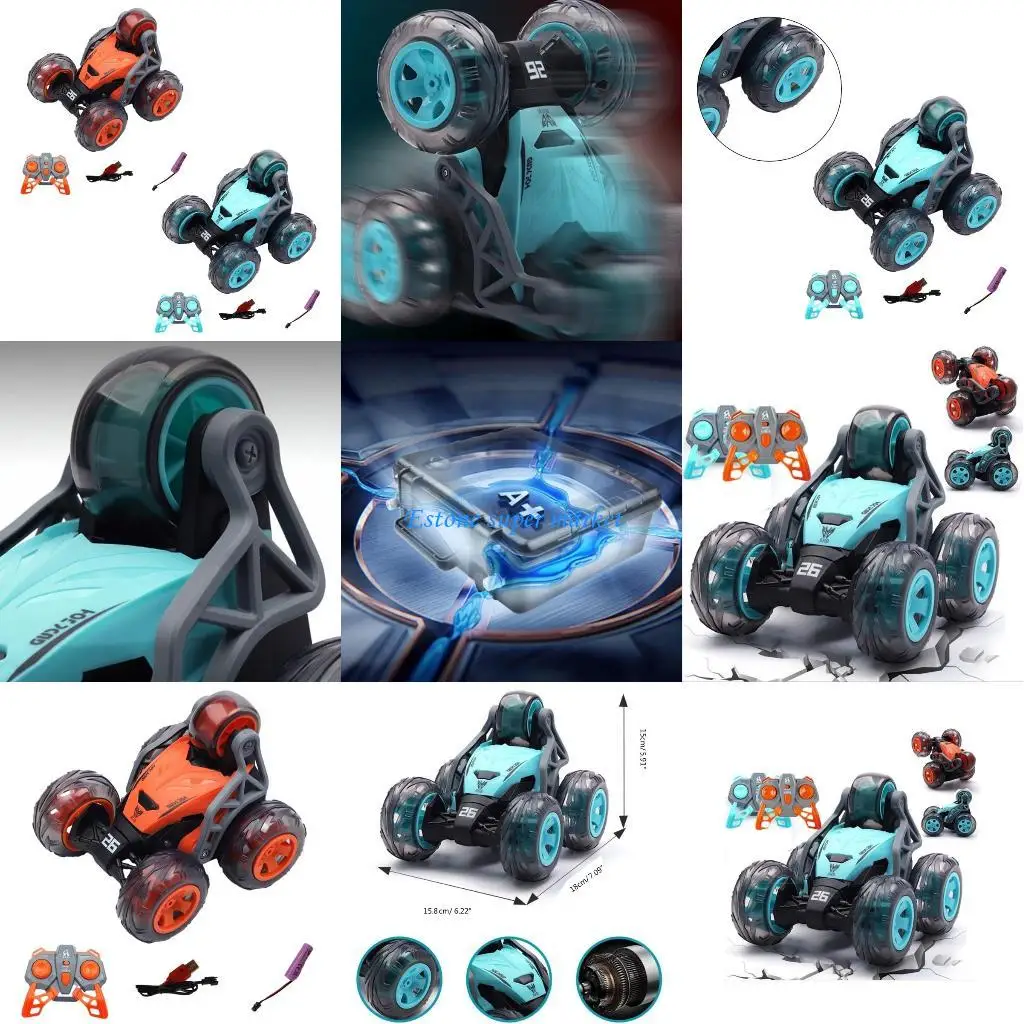 090B zabawka na cztery koła ze światłami Model SUV dla dzieci prezent chłopiec dziewczyna nowość zabawka zdalnie sterowana