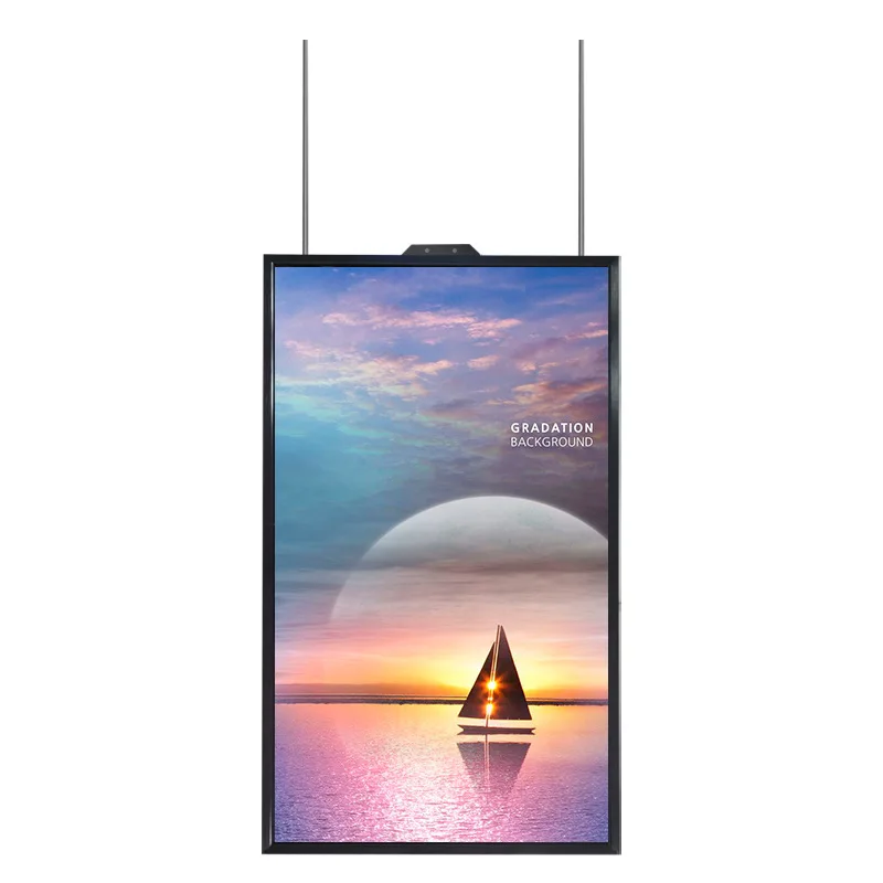 

Window LCD advertising machine semi-outdoor vertical hanging 55/65/75/85 inch high-brightness automatic photosensitive display