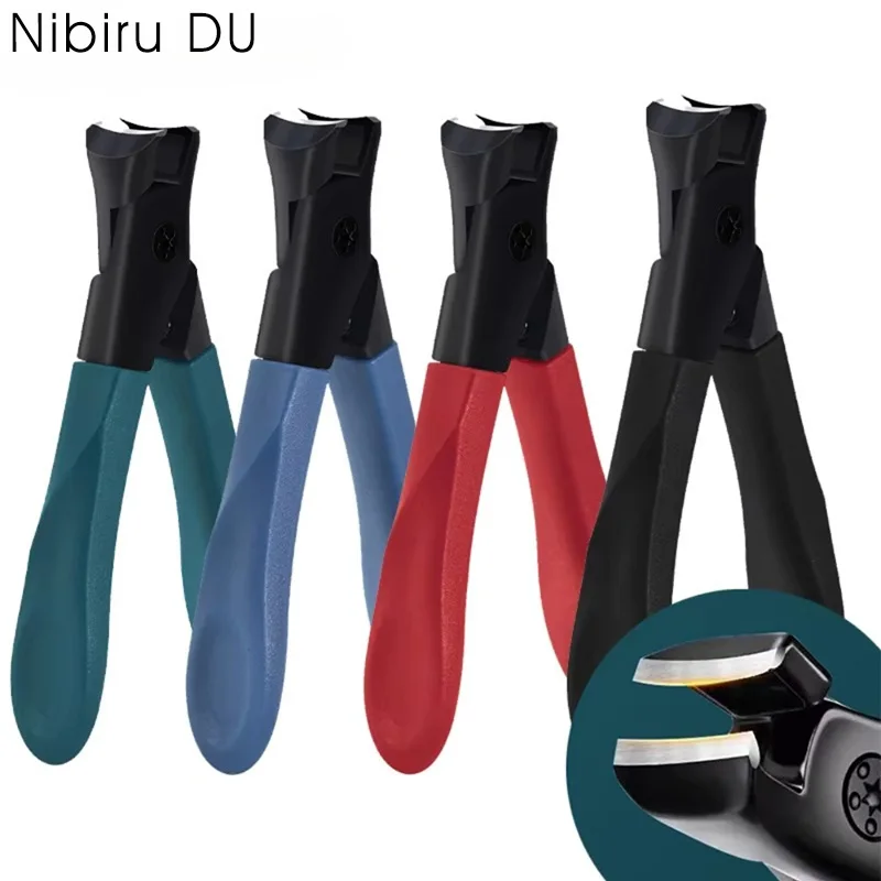 Large Size Stainless Steel Nail Clipper - Professional Toenails Trimmer Thick Hard & Durable Nail File for Household Use