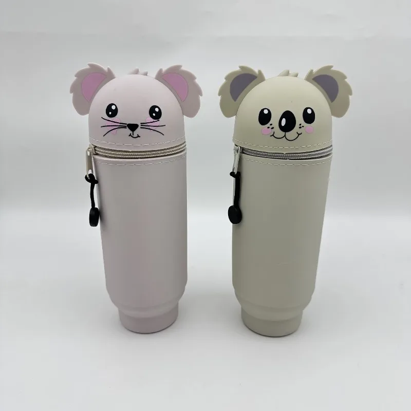 Popular stationery box learning pencil case pencil case silicone pen holder
