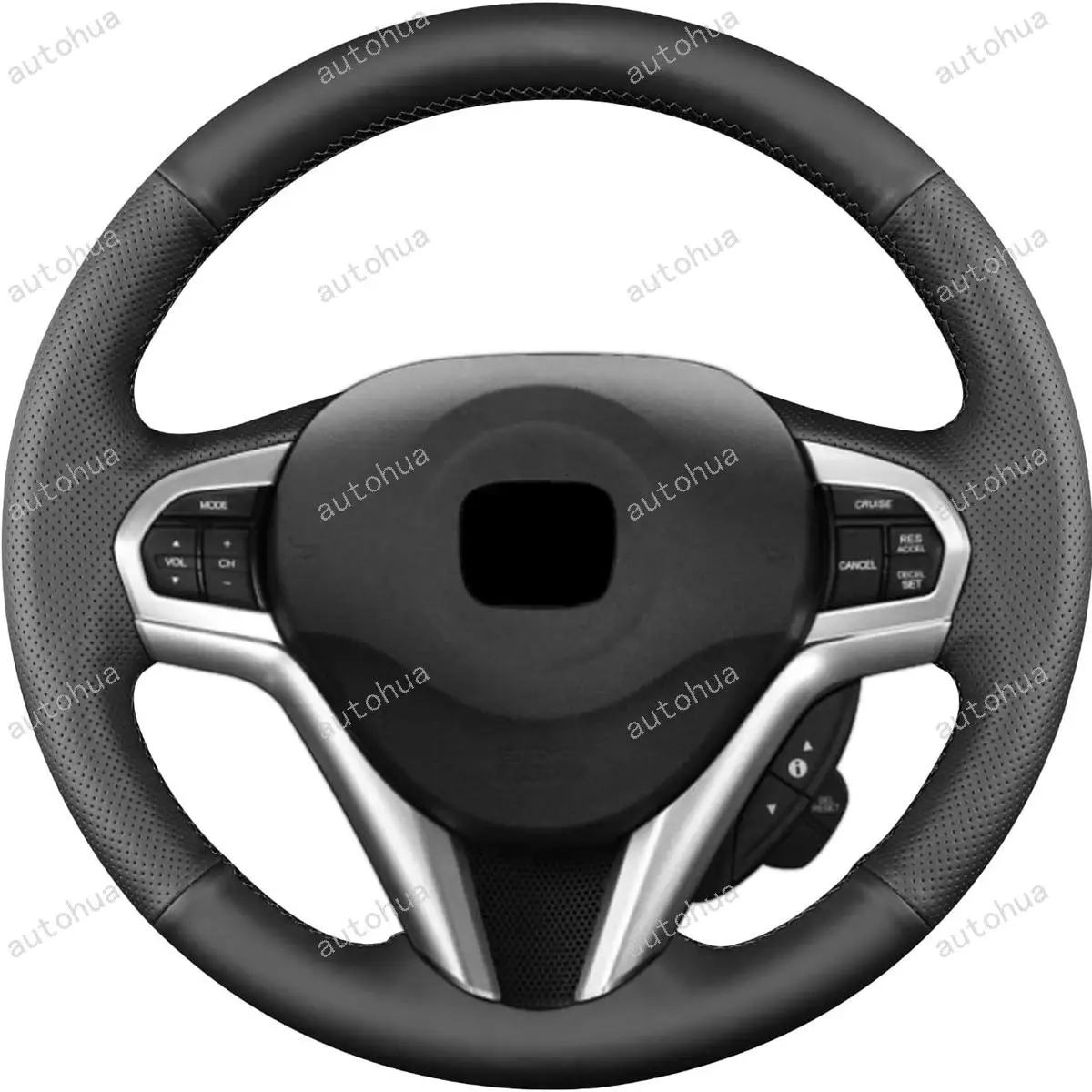 

Steering Wheel Cover for Honda 2011-2013 CR-Z/2011 CR-Z Mugen Concept/2009 CR-Z Concept Non-Slip Breathable Microfiber Leather