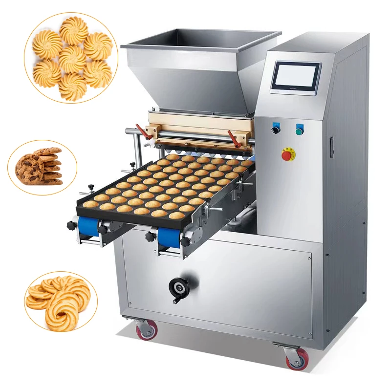 Supplier Automatic Mini Biscuit Biscuit Deposit Machine Muffin Macaron Biscuit Making