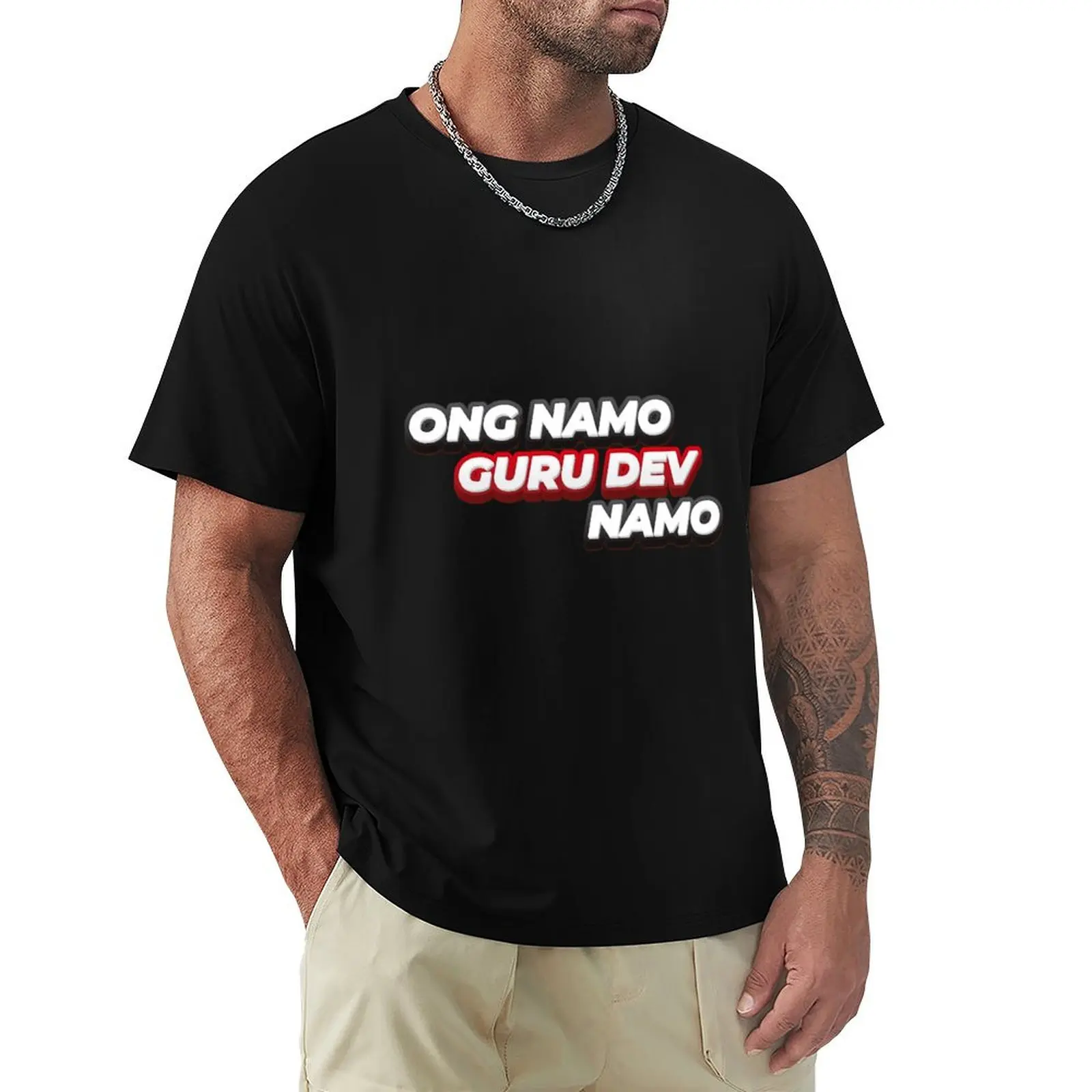 

ONG NAMO GURU DEV NAMO T-Shirt blue lock anime figures man t shirt men graphic t shirts
