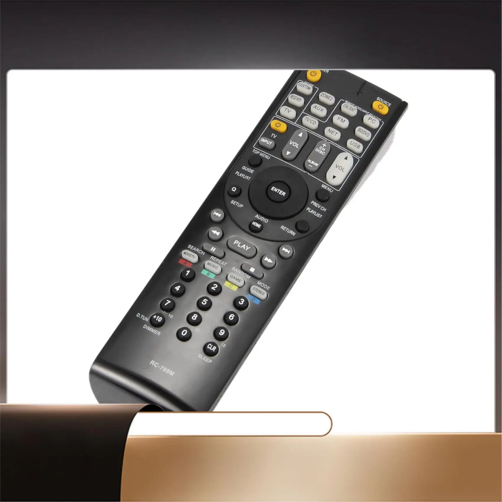 

Remote Control For Onkyo RC-799M HT-R391 HT-R558 HT-R590 HT-R591 HT-S5500 RC-834M RC-737M RC-812M RC-801M RC-803M-X64A