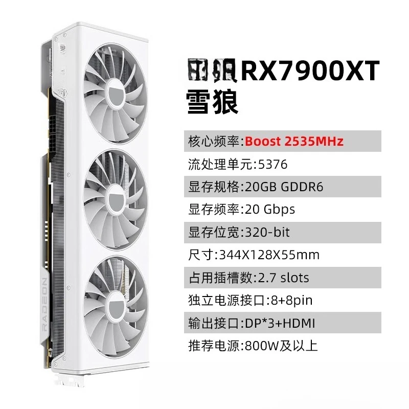 

Radeon RX 7900XTX 7900XT Игровая графика AMD Gaming DIY Desktop AI