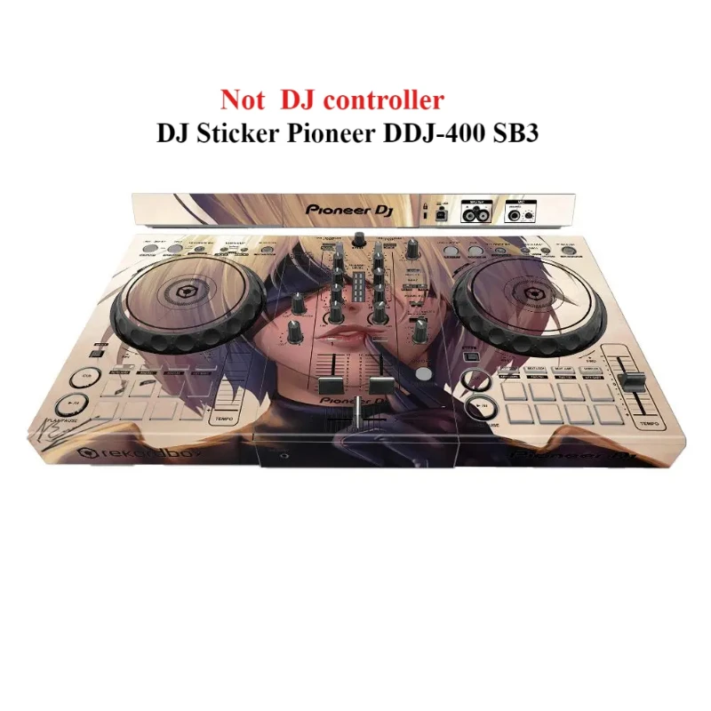 DJ Sticker Pioneer DDJ-400 SB3 DJ Player Controller Sticker Ddj400 Protective Film Without Leaving Glue.Not  DJ controller!