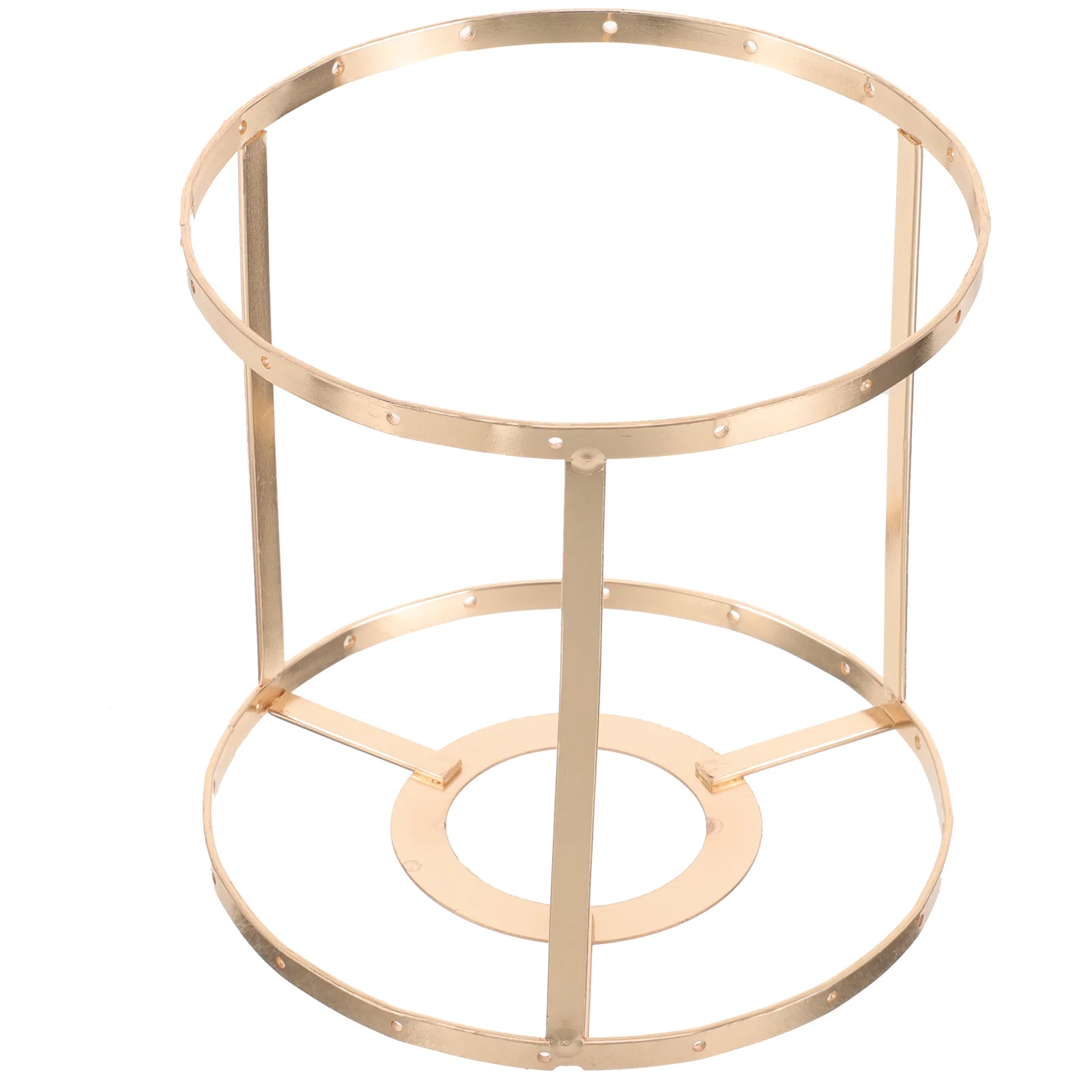 

Shade Diy Lamp Shade Frame Metal DIY Table Lamp Shells Guard Cage Making Accessories Lampshade Holder Rack