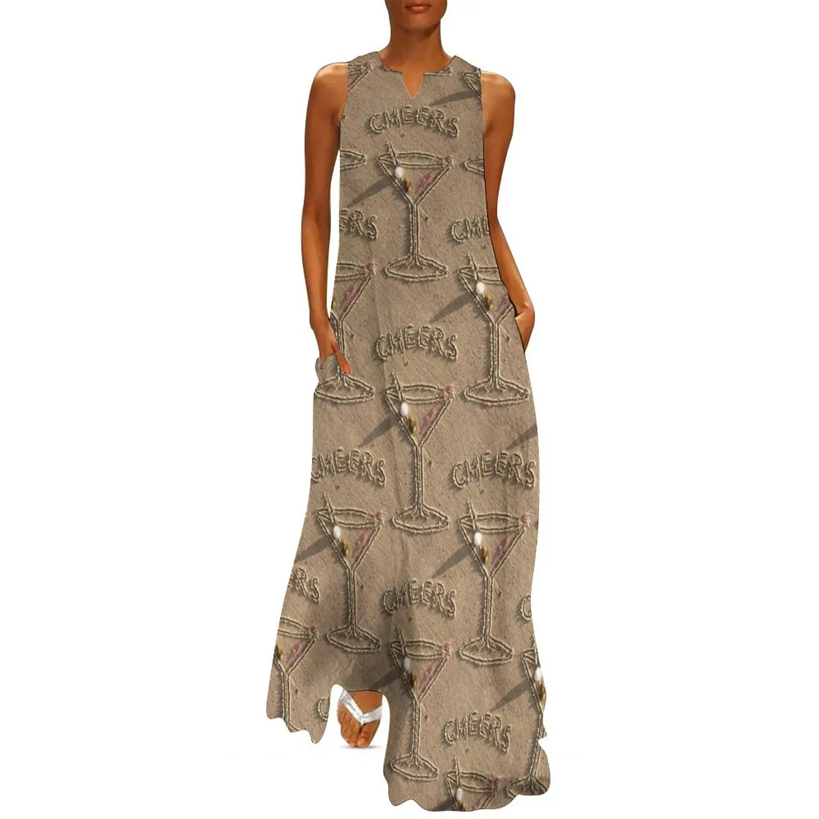 

Martini Time! Long Dress dresses women summer 2025 Women's skirt Dress