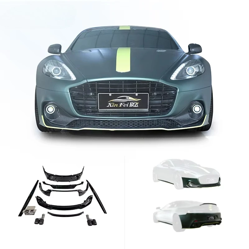 Suitable for Aston Martin Rapide S Body Kit Car Bumpers Front Lip Side Skirt Rear Diffuser Spoiler Carbon Fiber 2013-2018