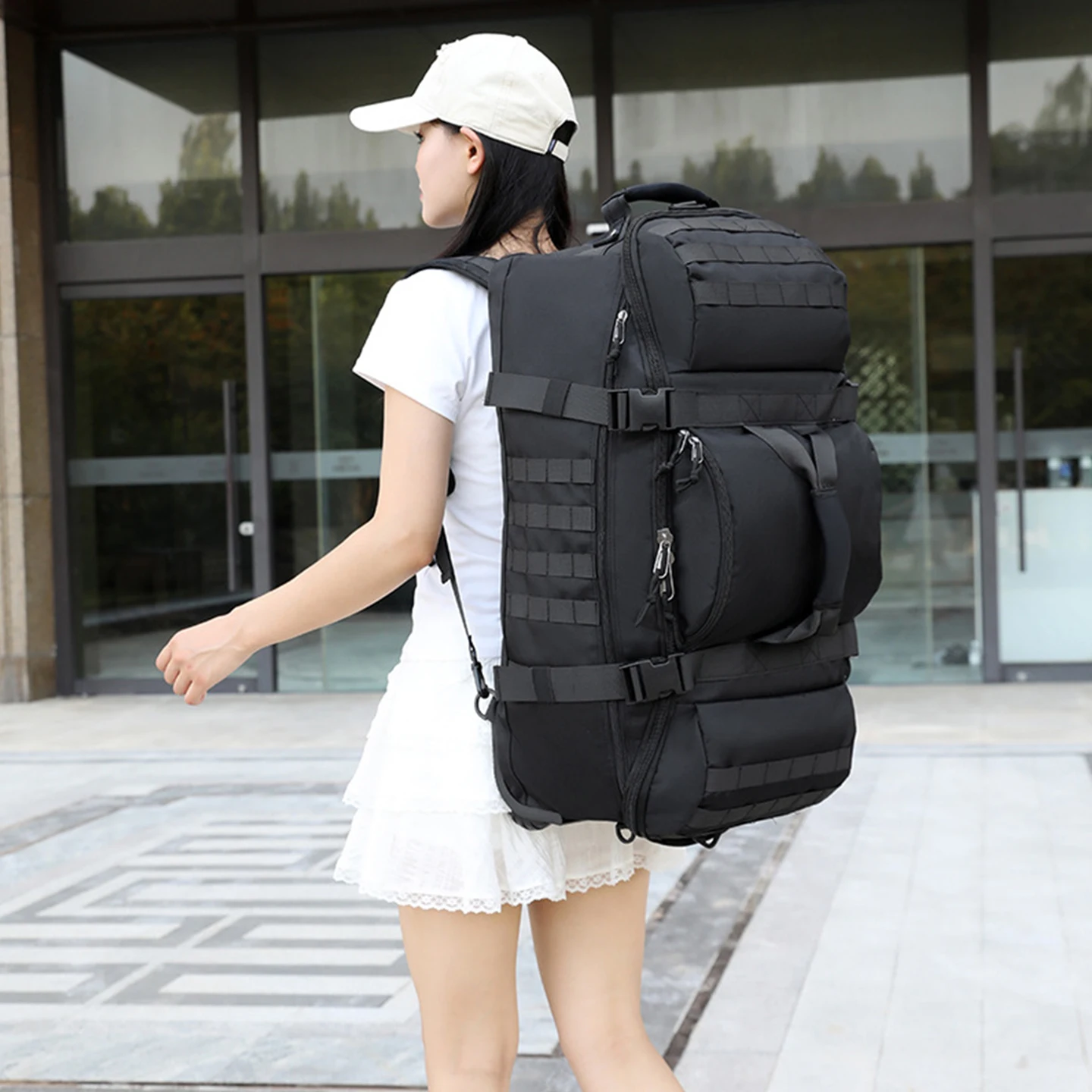 

Большая емкость для путешествий на открытом воздухе Cam Panger Double Oulder, ручная сумка на одно плечо, походная сумка для альпинизма для молодежи