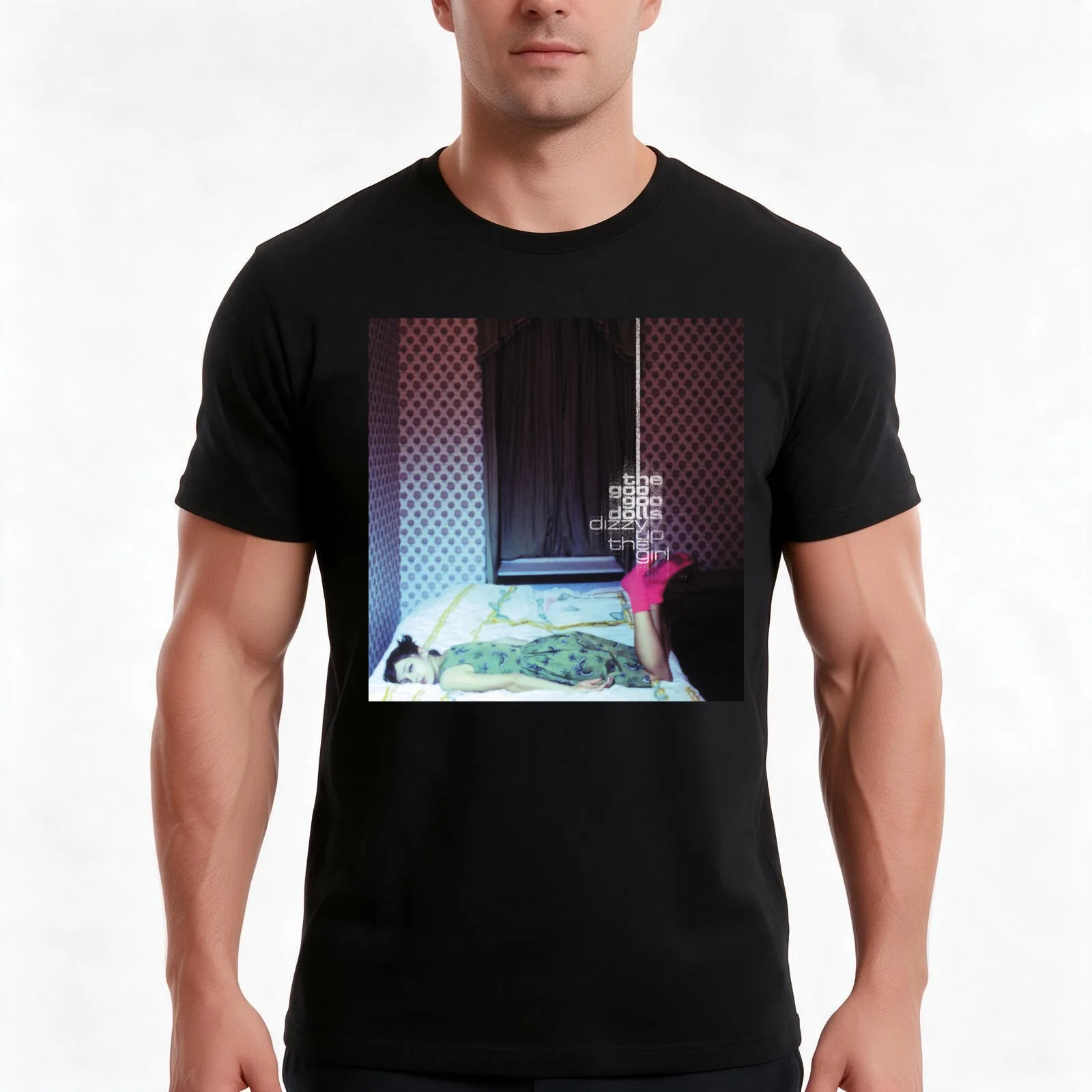 Dizzy up the girl T-Shirt, Summer Casual Cotton Tee, Oversized Streetwear Tops, Vintage Graphic Print, Loose Fit Short Sleeve