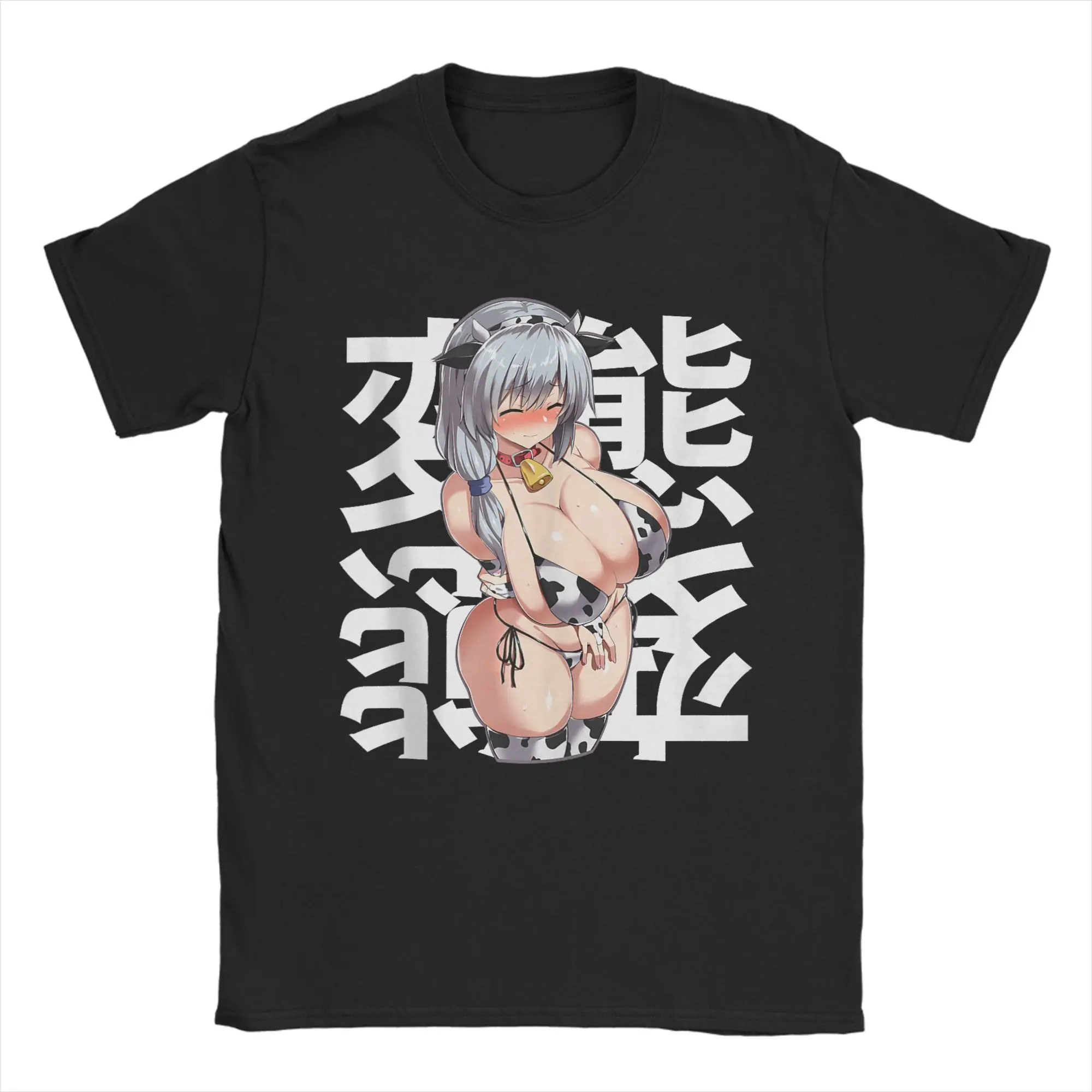 

Men T-Shirts Anime Lewd Hudairy Hucow Hufarmers Mommy Waifu Otaku Fun 100% Cotton Tees Short Sleeve T Shirts O Neck Tops 6XL