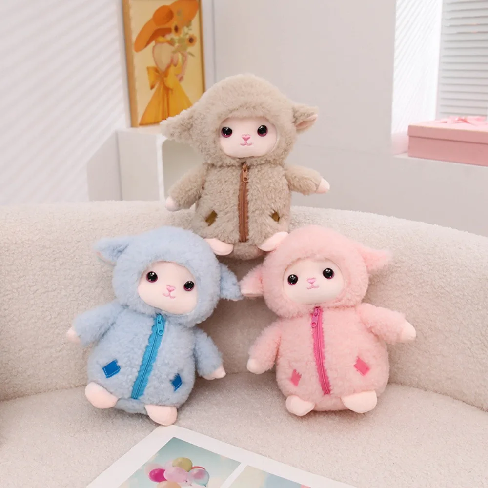 Cute Plush Sheep Plush Toy Sheep Skin Friendly Lamb Doll Stuffed Sheep Kids Play - view 4