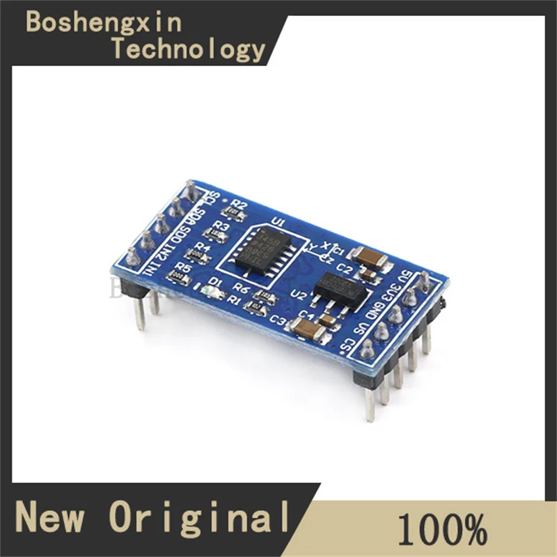 

1Pcs New ADXL345 IIC / SPI digital inclination sensor acceleration module