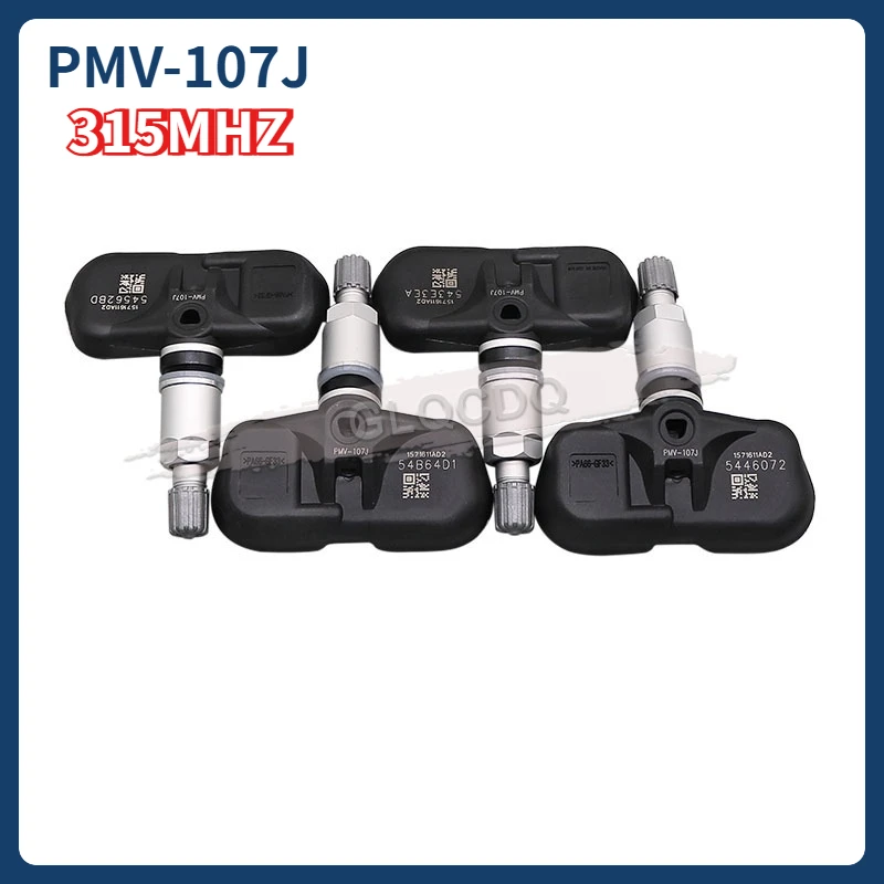 

4PCS Tire Pressure Monitor Systems PMV-107J TPMS 315MHZ For Lexus CT ES GS GX HS IS LF-A LS LX RX SC Toyota Camry Corolla